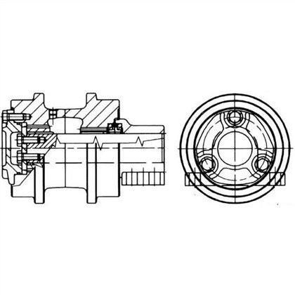 Hitacha EX1100 Üst Silindir